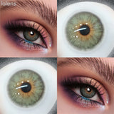 Colored Contact Lenses Cleopatra Brown Blue Green Color Contacts Eye Lens Eyes Half Year 2Pcs