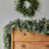 180CM Artificial Plants Christmas Garland Wreath Xmas Home Party Wedding Decoration Pine Tree Rattan Hanging Ornament For Kids