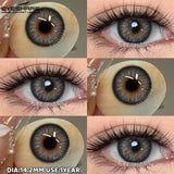 1 Pair Colored Contact Lenses for Eyes Natural Brown Contact Lenses Fashion Lenses Brown Eye Lens Softlenses