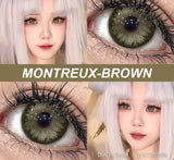 Contact Lenses 1 Pair Purple Lenses Cosplay Green Colored Lenses Anime Blue Lens Halloween Colorful Makeup Eye Cosmetic