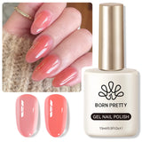 15ml Aurora Glitter Gel Nail Polish Iridescent Pearl Shimmer Effect Soak Off UV LED Manicure Varnishes