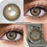 1pair Fashion Colored Contact Lenses for Eyes Natural Gray Contact Blue Eyes Lenses Gray Contacts Yearly Green Pupils