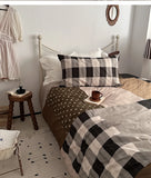 Parisian Mixed Sle 4-Piece Bedding Set Vintage Pure Cotton Combed Cotton Bedding Kit Bed Canopy Design Skin-Friendly
