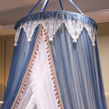 Extravagant Upgrade Double Layers Mosquito Net Bed Valance Curtain Canopy Round Netting Tent for Home Decor Princess Style