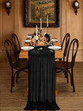 Christmas Velvet Table Runner 50x300cm Polyester Soft Luxurious Table Cover for Wedding Party Holiday Banquet Home Table