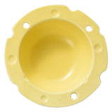 2pcs Set Simple Cheese Salad Bowl Household Ceramic Cream Tableware Household Desserts Breakfast Oatmeal Bowl Fruit Salad Bowl