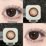 2pcs Blue Bow Brown Bow Contact Lenses For Makeup Eyes Naturl Eye Color Lenses Beauty Cosmetics Pupils Gray Brown Lenses