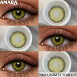 Brown Color Contacts for Eyes Makeup Eyes Lenses Gray Pupils Blue Eyes Contacts Colorful Makeup Black Lens for Party