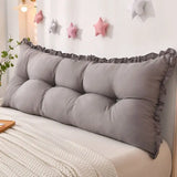 Bedhead Anti-collision Soft Cushion Nordic Style Double Large Backrest Can Be Dismantled and Washed Watching Drama Waist Support