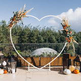 Ikeehome  Heart Shape Metal Wedding Balloon Arch Backdrop Stand Frame Party Decoration Flowers Background Stand