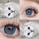2Pcs 1 Pair Color Contact Lenses for Eyes Cosmetic High Quality Blue Lenses Green Contact Fashion Cosmetic Eye Contacts