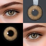 Color Contact Lenses Prescription Wildcat Blue Lens 2Pcs Beauty Green Pupils Natural Colored Lenses with Power Yearly