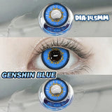 Anime Cosplay Colored Contact Lenses Yearly Disposable 1 Pair Violet Cute Big Eyes Soft Lenses for Cos Party Makeup