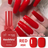 Single-use gel nail polish, classic colors, semi-permanent, removeable by soaking or LED polish, suitable for home and salon use