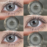 2Pcs Gray Color Contact Lenses For Eyes Natural Eye Brown Color Lens Cosmetic Soft Eye Lenses Beauty Pupils Blue Lenses