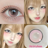 1 Pair Myopia Color Contact Lenses for Eyes with Prescription Makeup Eye Color Lenses Beauty Pupils Fashion Blue Lenses
