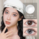 Gray Series Contact Lens For Myopia Friendly To Deep Pupils And For All Skin Tones 14.0~14.5mm 6 Months
