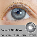 14.2mm Natural Glossy Contacts 2pcs Half Yearly Free Shipping Shiny Eye Lenses for Cosplay Party Makeup