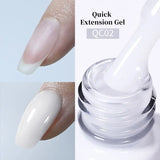 Wine Red Jelly Gel Nail Polish Glitter Nude Translucent Quick Extension Gel Semi Permanent Varnish UV Gel Nail Art 1