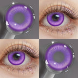 Green Colored Contact Lenses 6 Months Disposal Big Eye Soft Lens Natural Cosmetic For Coser