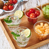 100PCS Disposable Clear Plastic Cup Outdoor Picnic Birthday Kitchen Party Tableware Tasting 220ml Picnic Plastic Cup Wholesale