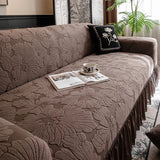 Elastic Jacquard Sofa Protection Cover Stretch Couch Cover Sectional L Shape Slipcover Corner Case for Living Room 1/2/3/4 Seat