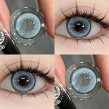 1 Pair Color Contact Lenses for Eyes High Quality Blue Lenses 0.00 To - 8.00 Diopter Lenses Soft Korean Contact Lenses