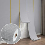 Self-adhesive waterproof Wall Sticker Plain Decor wallpaper diatom mud modern simple Nordic Style background Bedroom Wallpaper