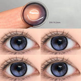 1 Pair Natural Contact Lenses for Eyes Myopia Prescription Fashion Eyes Round Soft Lens Student Color Cosmetics Fast Shipping