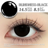 2pcs Halloween Colored Cosplay Contacts Lenses for Eyes Yearly Anime Lens Cosplay Eyes Contacts White Mesh Blind Lens