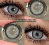 Natural Colored Contact Lens Brown Eyes Makeup Lenses Blue Color Lens Green Eyes Contacts Gray Beautiful Pupil Yearly