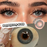 1Pair New Colored Contact Lenses Natural Brown Eye Lenses Blue Eye Lenses Fashion Beauty Contacts Gray SoftLens Yearly