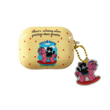 Black Cat Pendant Chain Earphone Case Protect For Airpods 1 2 3 4 Cover Soft Shockproof For Air Pods Pro Pro2nd Fundas