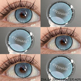 1 Pair Cosplay Contact Lenses for Eyes Colored Fashion Pink Contacts Lens Purple Cosmetic Pupil Yearly Contact Lenses
