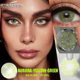 1 Pair Colored Contact Lenses for Eyes Natural Look Brown Eye Lenses Gray Pupils Lens Blue Lenses Green Eye Contacts