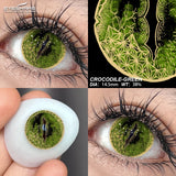 1 Pair Colored Contact Lenses for Eyes Cosplay White Lenses Black Eye Anime Lenses Halloween Cosmetic Cosplay Lenses