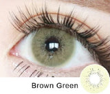 Enlarging Sea Green-Brown Contacts with Aquatic Light Reflection Technology -Infused Comfort for a Captivatingly Natural Mermaid Core Enhancement