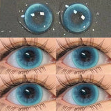 2pcs/Pair Myopia Natural Korean Lens Color Contact Lenses Blue Contact Lens Green Pupil Beauty Eyes Lenses Makeup New