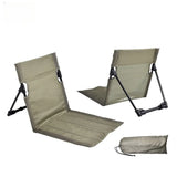Ultra-Light Folding Camping Chair with Backrest,Outdoors Relaxing Floor Seat for SwimmingPool Beach Lawn Picnic Road Trips