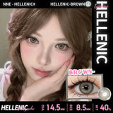 1pair Colored Contact Lenses for Big Eyes Blue Beauty Pupils Gray Eye Lenses Brown Eye Contacts fashion Green Lenses