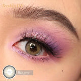 Grey Colored Contact Lenses for Eyes 2Pcs Natural Gray Green Cosmetic Lenses Beauty Eye Pupillentes Soft Lens