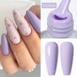 10ml Red Series Gel Nail Polish Winter Dark Red Glitter Nail Art Varnish Semi Permanent Soak Off UV LED Gel