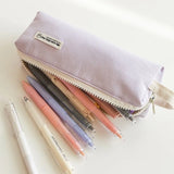 Portable Multi-functional Pencil Case Water-resistant Large Capacity Stationery Bag Handheld Nylon Storage Bag