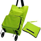 New Portable Shopping Trolley Bag Foldable with Wheel Supermarket Tug Bag Reusable Large Capacity Fruit Vegetables Organizer Bag