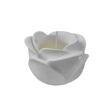 Flower Candlestick Silicone Mould Cement Plaster Rose Candle Holder Mold Candle Holder Molds Long Pole Candle For Artisan Gifts