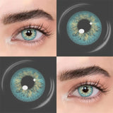 Eyes Color Contacts Colored Contact Lenses Lens Small Pupil Cosmetics Natural Grey Daily 14.0mm 2Pcs Half Year Use