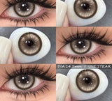 2Pcs Cosplay Contact Lenses Blue Anime Eye Lenses Halloween Red Makeup Beauty Pupils Purple Colored Eye Contacts Yearly