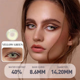 Eye Eyes Color Contacts Colored Contact Lenses Lens Small Pupil Prescription Wholesale Myopia Natural 14.2mm 2Pcs 1 Year