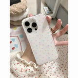 Full Screen Colorful Stars Phone Case For IPhone 15 14 13 16 12 Pro Max Shockproof Bumper Back Cover Funda