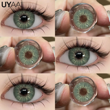 Contact Lenses Cosmetic Green Contact Lenses Makeup Colored Pupils Cosplay Lenses Cosmetics Beauty Woman Colored Lenses